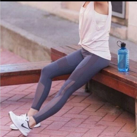 Fabletics Pants - Fabletics collab Demi Lovato Roxanne Gray Moto Legging RARE size medium